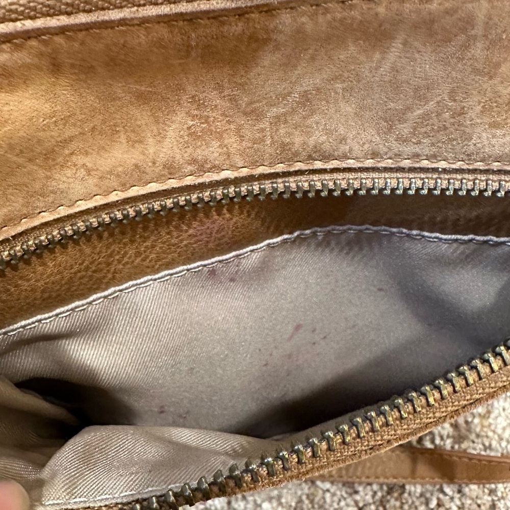 🌟HP🌟The Sak Loyola Tan Leather Mini Convertible Backpack Tobacco Floral - Picture 10 of 16